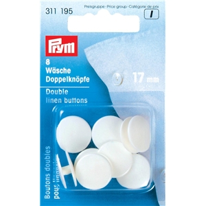 Prym Dubbla Linneknappar 17 mm