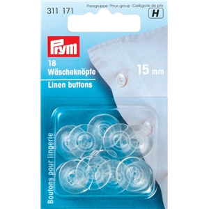 Prym Linneknappar "Transparent"