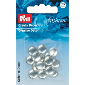 Prym Kreativ Dekor, Rund, Glasliknande, 10 mm