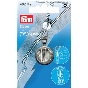 Prym Dragkedjehänge Blue Silverfärgad