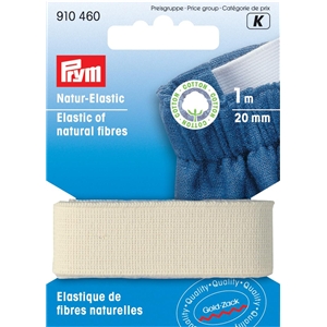 Prym élastique de fibres naturelles 910460 1m//20mm