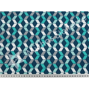 Stretch-Sweat 3D Petrol-mint