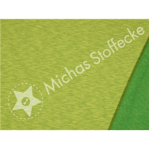 Doubleface-Kuschelsweat mines lime-äpple-grön