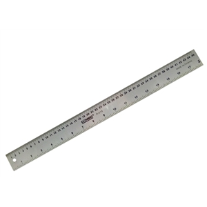 Linjal 18" Inch / 45 cm Aluminium standard