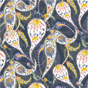 Paisley blå