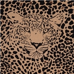 Leopard Brun Svart  - Rapport 114 cm