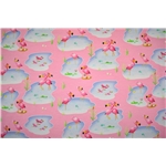 Flamingos on Pink