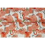 Flamingos With Roses