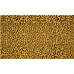 Stretchjersey Leopard Stor - Senap