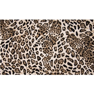 Viscose Twill Print - Sandblack