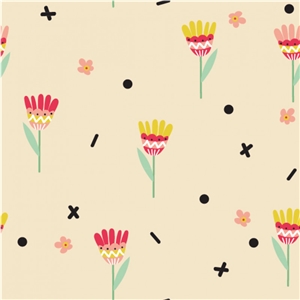Blomma kryss gul