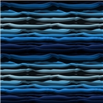 Wavy Stripes - Mörklila - Blå - Svart