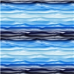Wavy Stripes lila-blå-vit