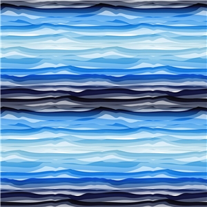Wavy Stripes lila-blå-vit