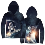 Surfing Astronaut Panel 100cmx150cm Sweat