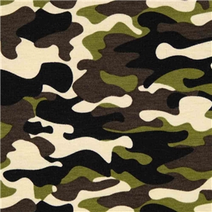 Camouflage Oliv - Beige - Svart