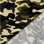 Camouflage Oliv - Beige - Svart