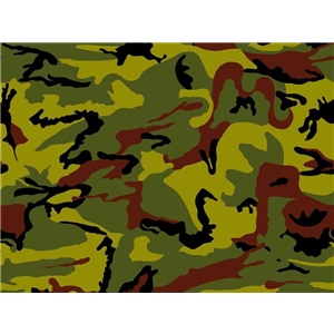Camouflage Grön - Brun - Svart