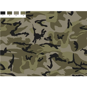 Camouflage Mörkgrön Svart