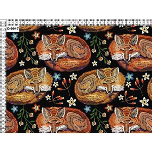 Foxes on Black