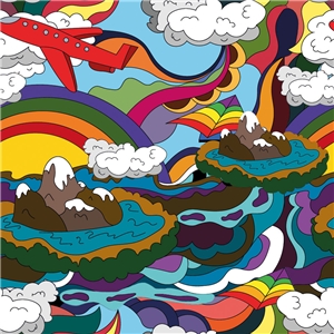 Clouds, mountains, rainbows