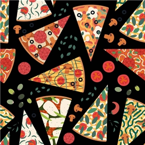 Pizza Svart