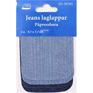 Laglappar 4st för Jeans, 9,7 x 7,7cm, påpressbara