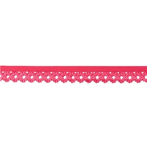 Elastisk spets Fuchsia