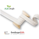 Rundstickade band till Hoddies - Offwhite silver shine