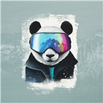Snow Panda Panel 80x155 cm