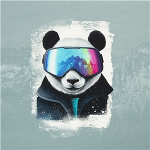 Snow Panda Panel 80x155 cm