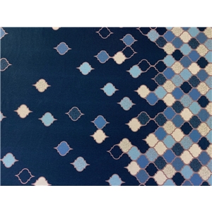 Blue white drops on navy