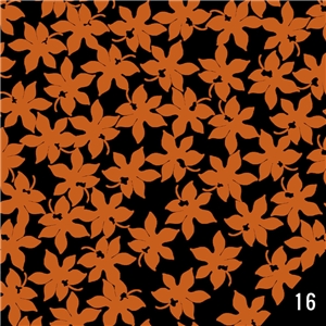 Orange soliga blommor på svart