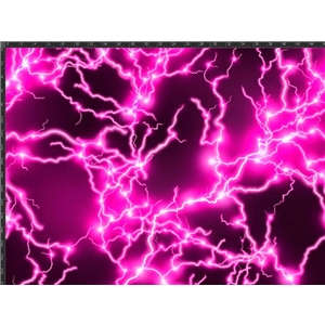 Thunder And Lightning On Pink