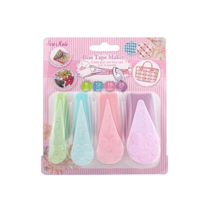 Bias Tape Maker-snedslåvikare Set 4 Storlekar