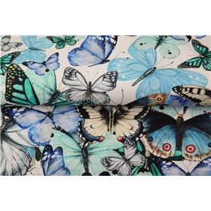 Lovely Butterflies Viskose