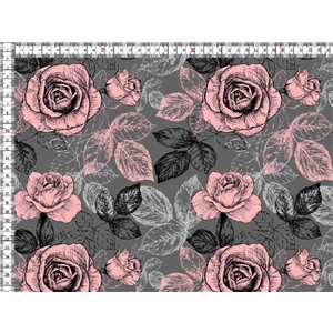 Roses On Grey