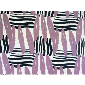 Black and old pink stripes design