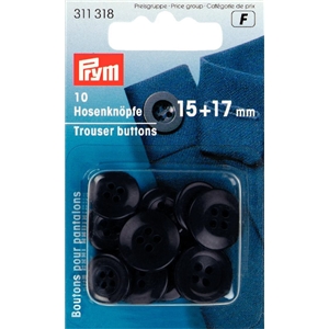 Prym Byxknappar Blå 15-17 mm