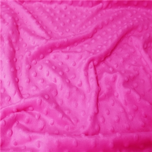 Minky Cerise