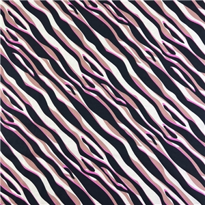 Zebra Stripes - Rosa - Beige - Svart