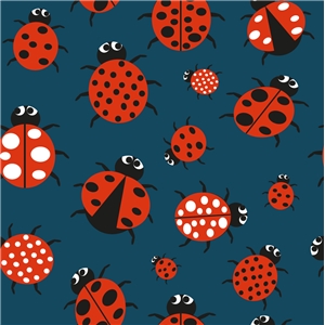 Ladybug Mörkblå