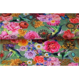 Flowers And Kolibris