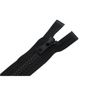 Blixtlås 60 cm ej delbar 6 mm Svart YKK
