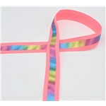 Reflexband Rainbow Neon Pink 20 mm