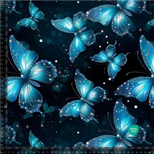Vackra Blå Fjärilar