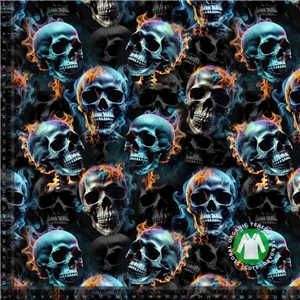 Burning Skulls