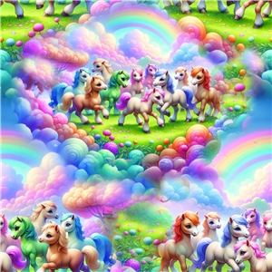 Colorful ponies