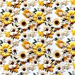 Canvas 3D Flowers