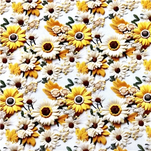 Canvas 3D Flowers